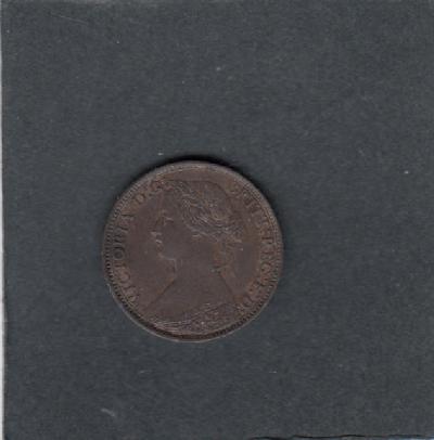 Beschrijving: 1 Farthing  VICTORIA
